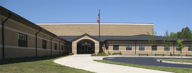 Photo of Oak Hill Middle / High School main entrance