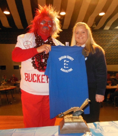"Buckeye Man" (L) and Mikka French (R) ffa banq